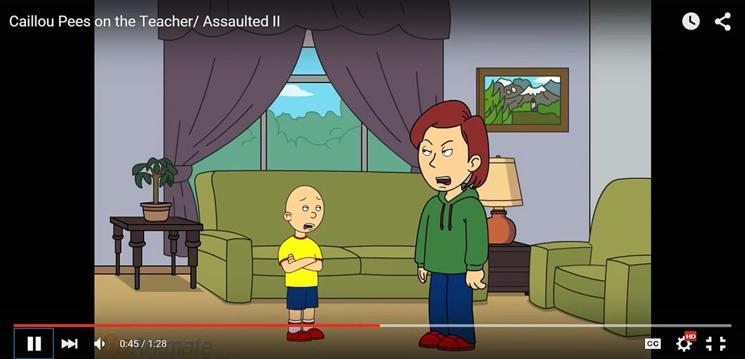 ActivistVictor reacts to "Caillou Pees on the Teacher/ Assaulted II"