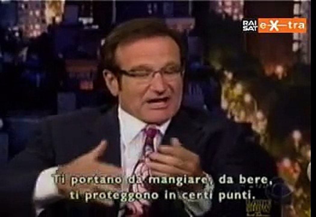 Robin Williams on David Letterman 2003 pt1
