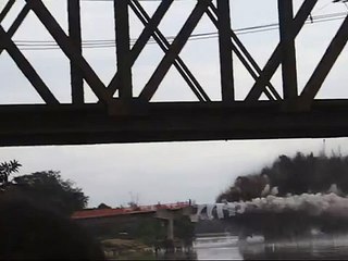 Implosão da Ponte General Dutra - Campos dos Goytacazes