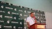 Michigan State's Mark Dantonio Post Game vs Western Michigan