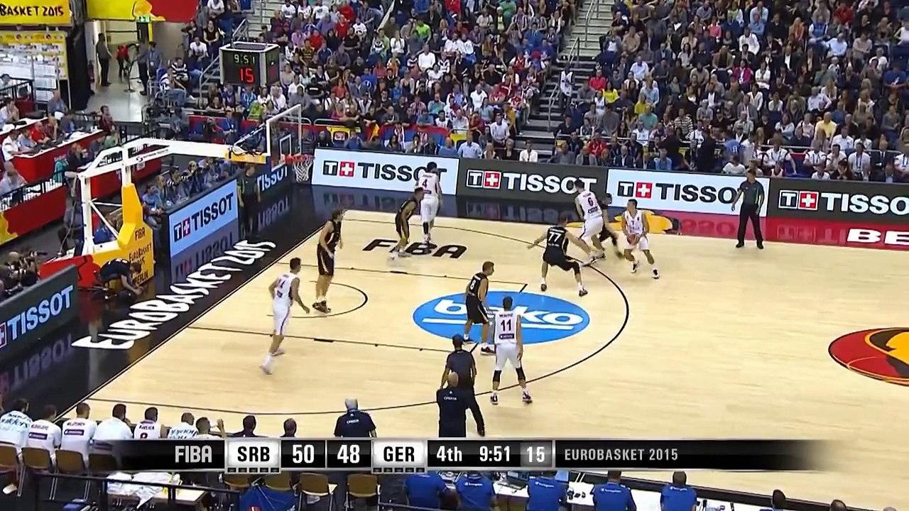 Kuzmic Throws it Down! - EuroBasket 2015