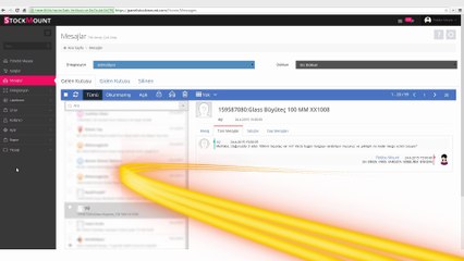 StockMount Mesajlar Tüm Mesajlar EV-SM022