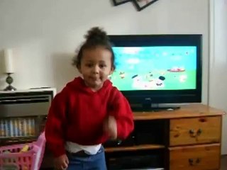 Rebecca performs 'Peace and Harmony', the Peppa Pig song.