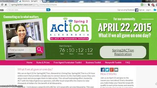 Spring2ACTion 2015 Nonprofit Registration