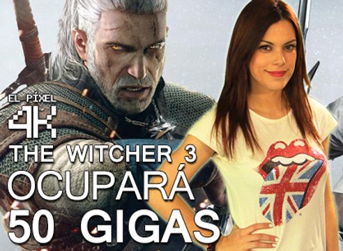 El Píxel 4K, 2x90: The Witcher 3 ocupará 50 GB