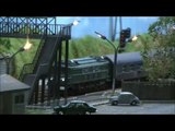 Train miniature réseau HO gare de nuit  1/3 video