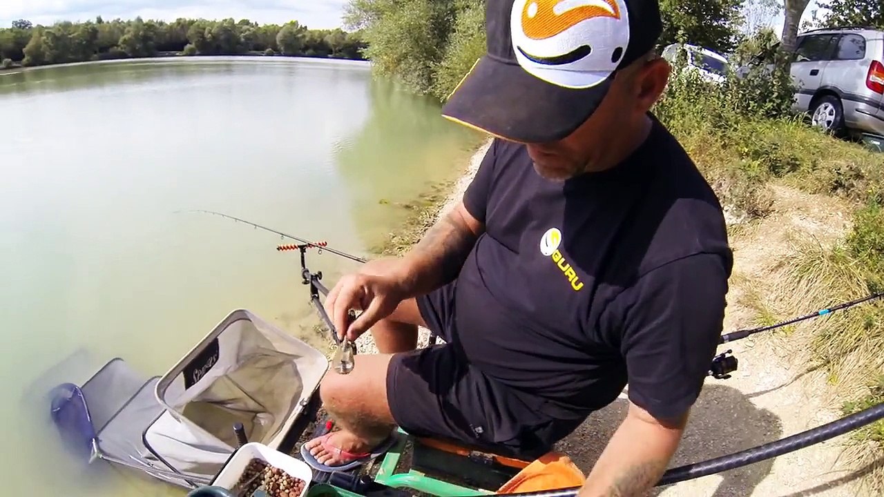 Pêche de la carpe et brème au Method Feeder.