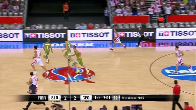 Slovenia's Omic Rejects Zaza Pachulia! - EuroBasket 2015