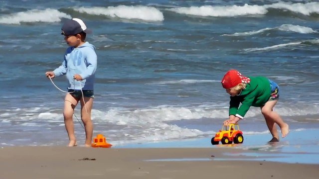 Лиепайский пляж, август.