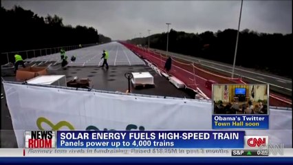 Solar Powered High-Speed Trains