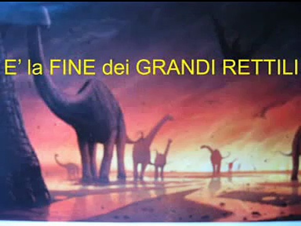 la fine dei dinosauri