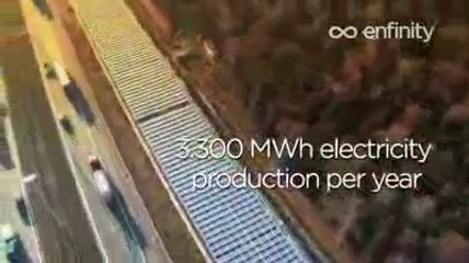Solar Tunnel in Belgium - Produces Enough to Power a High Speed Train