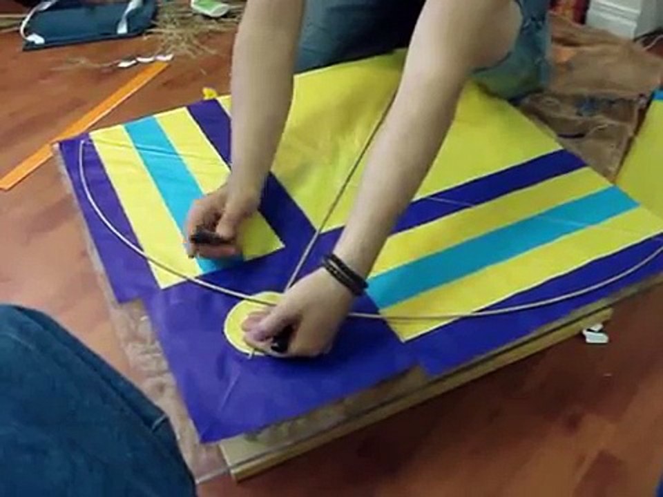 How to make afghani kite part 2