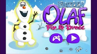 Frozen OLAF Fix & Dress (Makeover) - Frozen Games for Kids