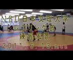 NBU日本文理大学レスリング部練習風景