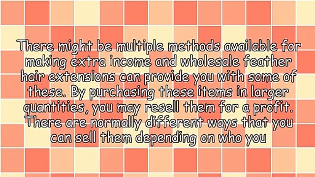 Wholesale Feather Hair Extensions Offering Great Way Of Earning Additional Income