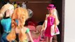 Melihat Busana Gaun Barbie Elsa dan Anna   Bermain Bersama 720p