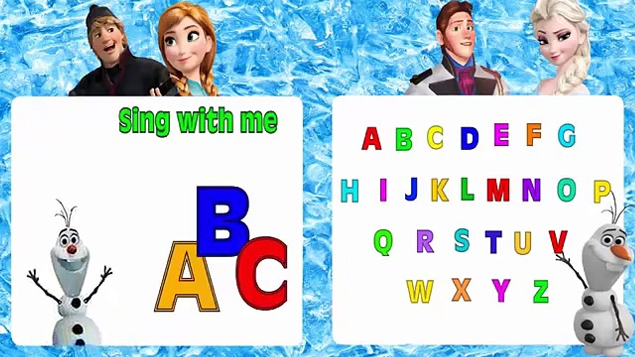 ABC Song   Frozen Olaf ABC Songs for baby   Nursery Rhymes