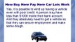 Buy Here Pay Here Car Lots - How They Work