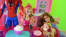 Barbie Casa Elsa Anna Frozen Ken Barbie Crianca Quebrando Casa da Barbie Novelinha Portugues