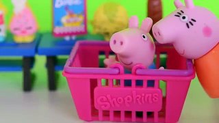 Pig George da Familia Peppa Pig vai ao Mercadinho!!! Em Portugues Disneytoptoys Tototoykids