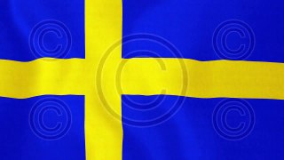 Loopable: Flag of Sweden - Royalty-Free Stock Footage