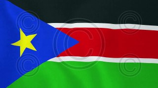 Loopable: Flag of South Sudan - Royalty-Free Stock Footage
