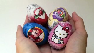 Mickey Mouse Clubhouse, Hello Kitty, Cars 2 and Dora the Explorer Kinder Surprise Spongebo