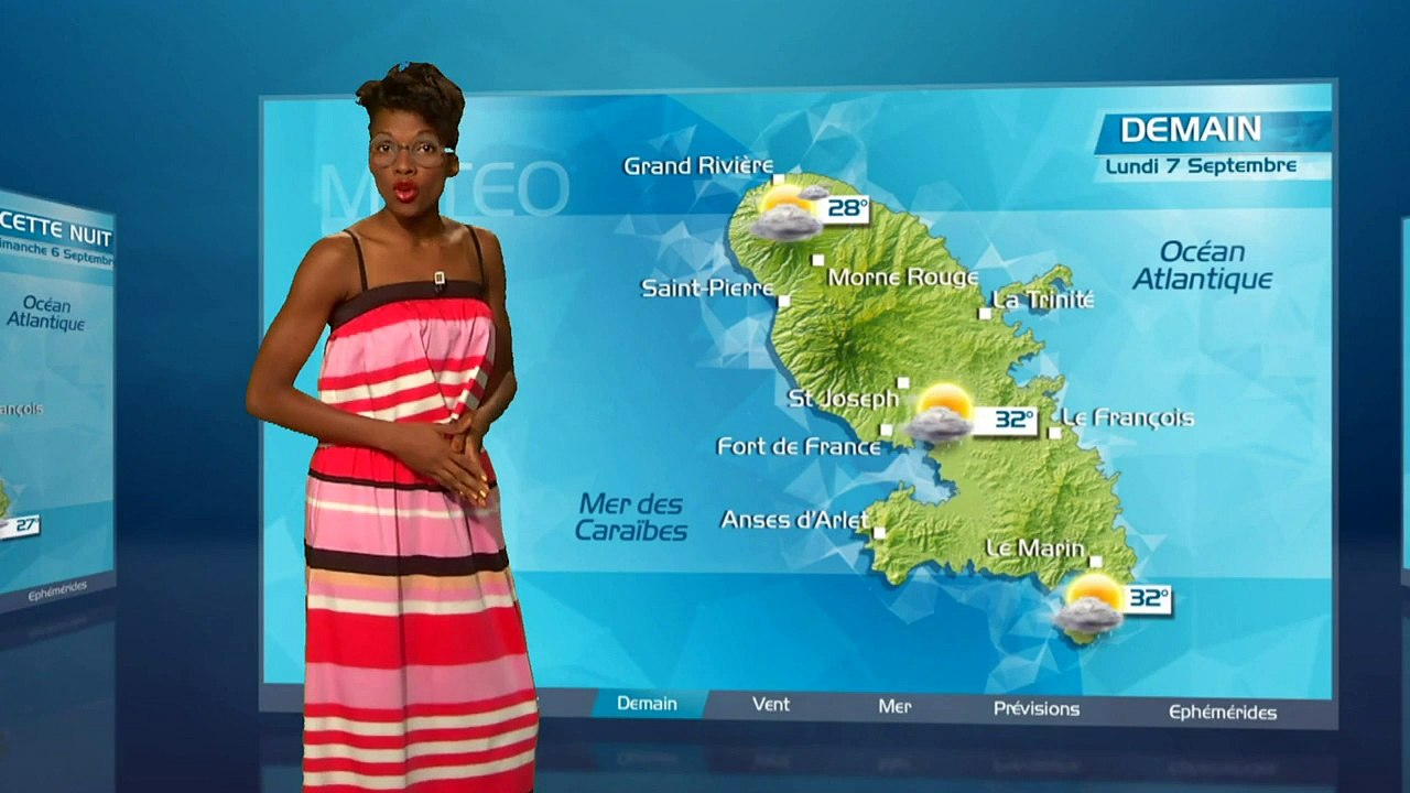 Le Bulletin Météo du Dimanche 06 Septembre 2015