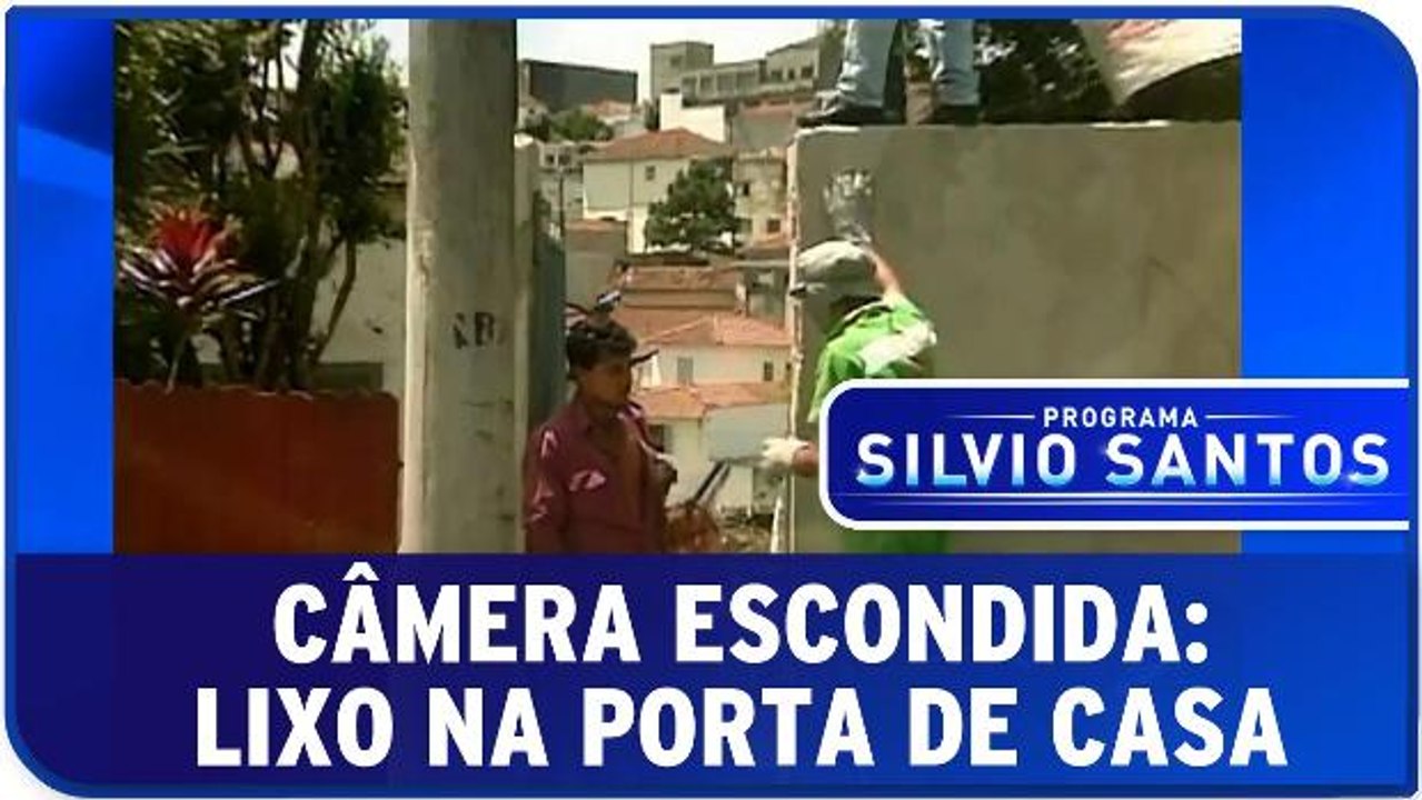 Câmera Escondida: Lixo na Porta de Casa