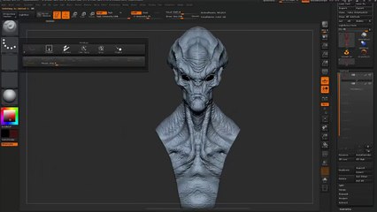 Concepting an Alien in Zbrush and Keyshot