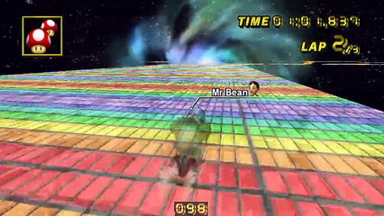 [MKWii] SNES Rainbow Road (custom track) - 2' 34" 762 by Mr Bean