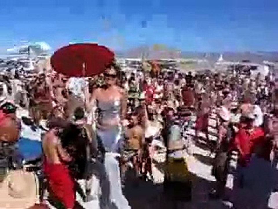 Stilt Walking at Burning Man