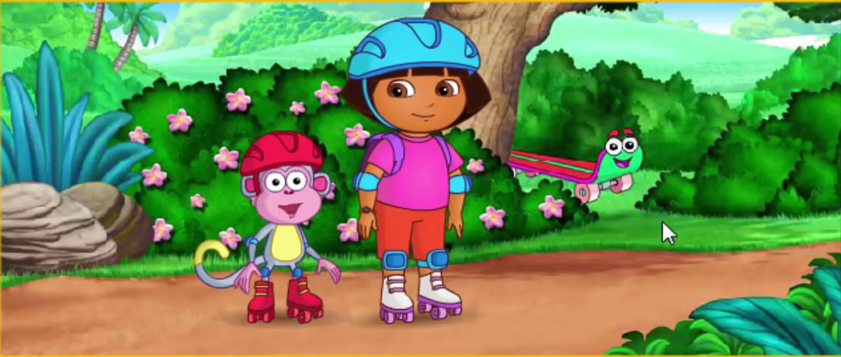 Games For Kids - Dora The Explorer Games - Great roller skate adventure