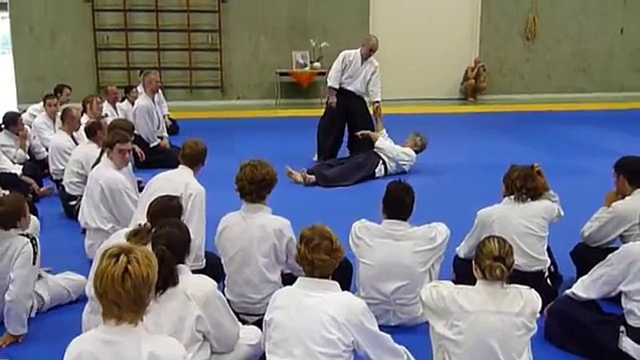 Hiroshi Ikeda At Summer School of Aikido in Markelo, 2009