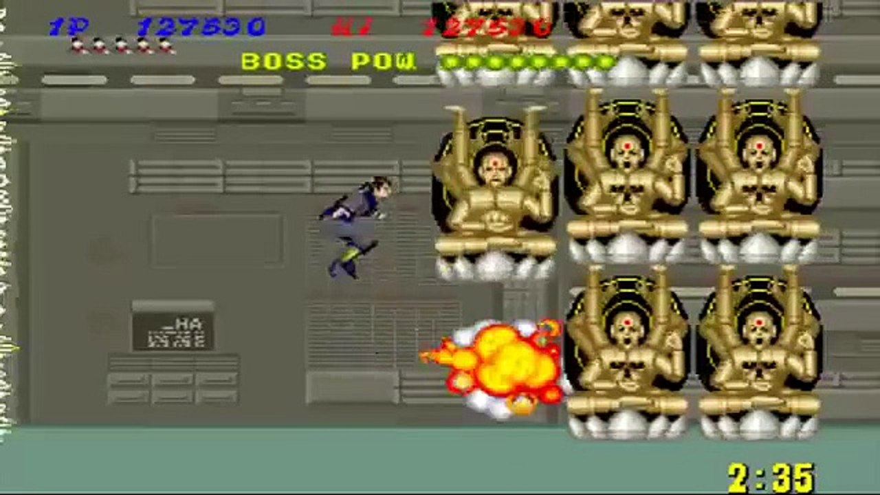 Shinobi Mission 3-4 1987 Sega Mame Retro Arcade Games