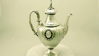 German Silver Coffee Pot - Antique - AC Silver (A2542)