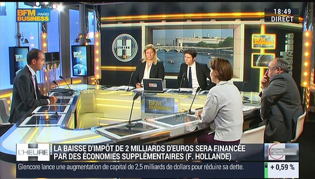 François Hollande attend une croissance supérieure à 1% en 2015: Agnès Bénassy-Quéré, Lionel Fontagné et Emmanuel Lechypre - 07/09