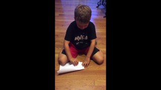 Instructional Video - How to Make the World's 2nd Fastest Paper Airplane