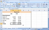 Excel 2007: Use simple formulas to do the math