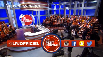 Le générique et le plateau du Petit Journal : Avant/Après