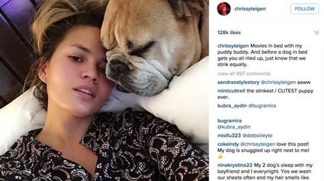 Chrissy Teigen Goes Makeup-Free on Instagram