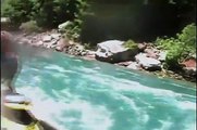 jetski jumping devils hole in the whirlpool rapids lower niagara river.AVI