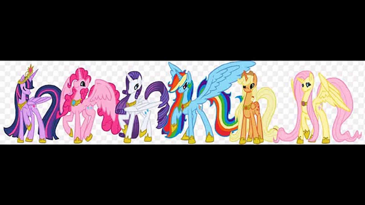 MLP FIM The mane 6 as alicorns