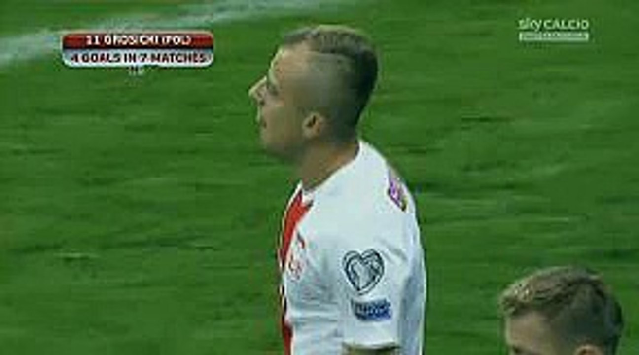 Kamil Grosicki 2nd Goal Poland 2-0 Gibraltar 07.09.2015