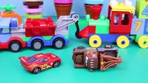 Peppa Pig Toy Cars Duplo Lego with Batman Spiderman Superheroes and Lightning Mater