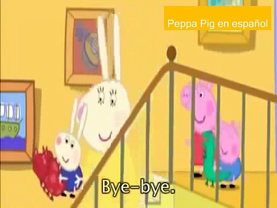 Peppa Pig Cartoon English Episodes Rebecca Rabbit with subtitles