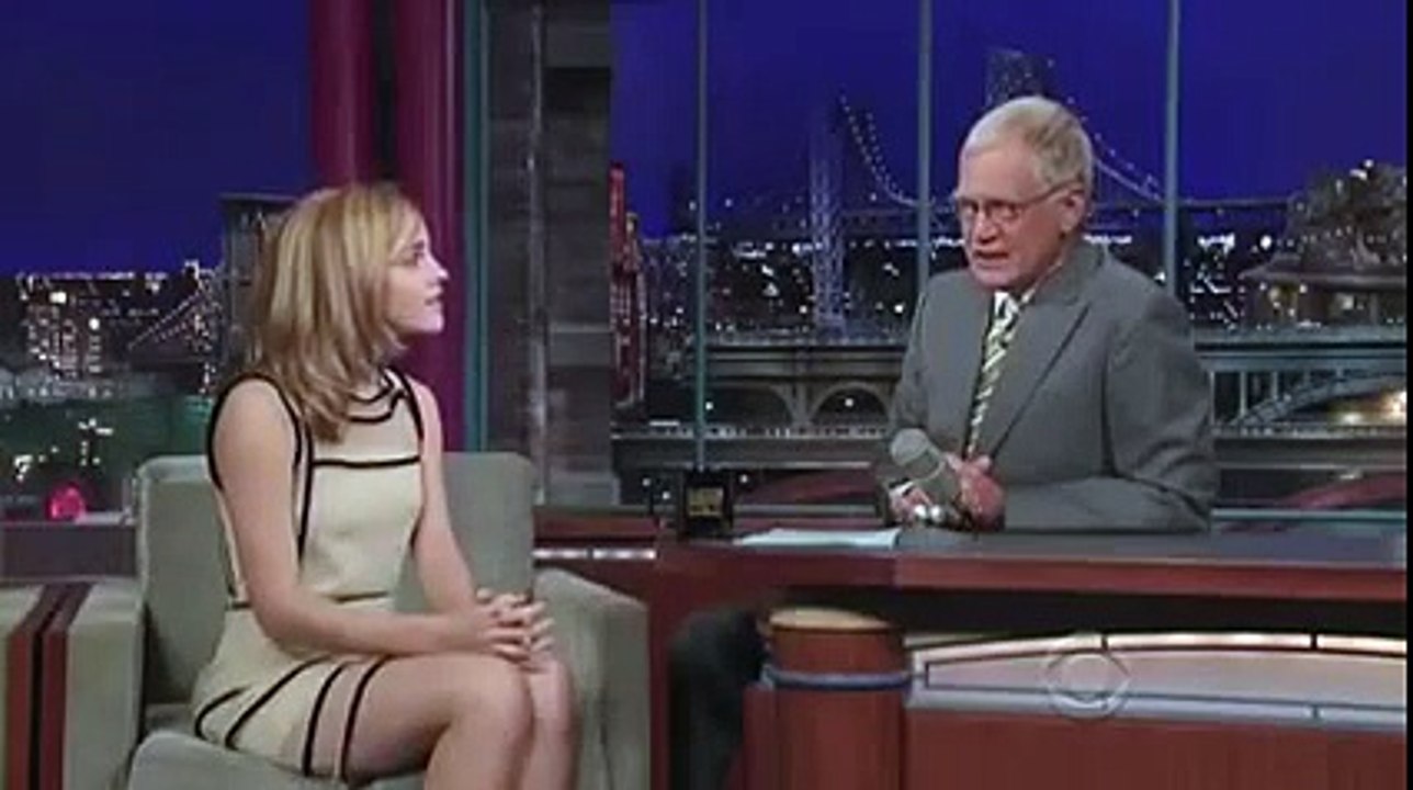 Emma Watson   Late Show wіth Davіd Letterman   Part 2