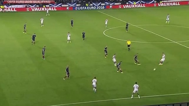 Goal Thomas Müller - Scotland 1 - 2 Germany - Euro - Qualification - 07/09/2015