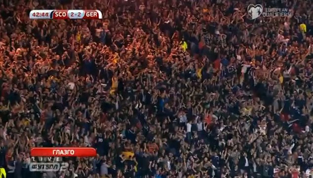 Goal James McArthur - Scotland 2-2 Germany (07.09.2015) EURO 2016 - Qualification